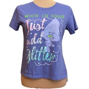 DreamWorks Trolls When in Doubt Just add Glitter T-Shirt XL